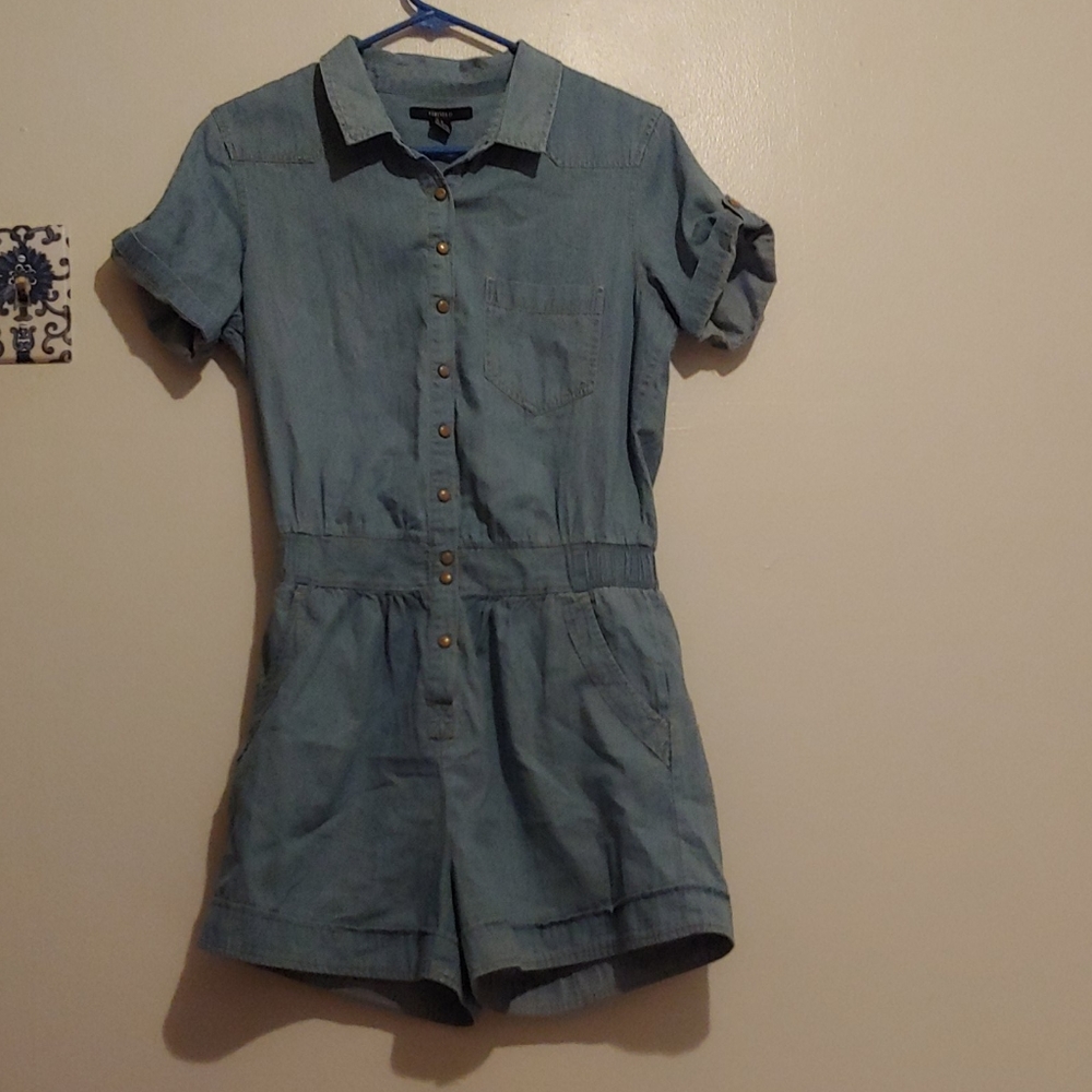 Chambray Romper - image 1